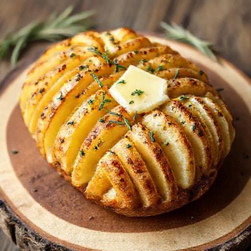 Cartofi Hasselback Clasici