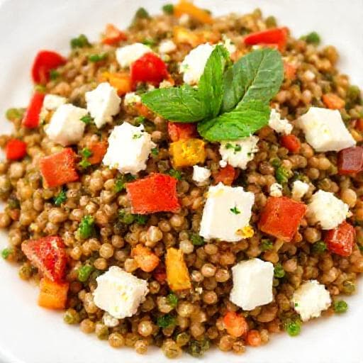 Salată Rapidă de Linte cu Feta și Lămâie