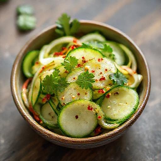 Salată de Castraveți în Stil Asiatic Clasic