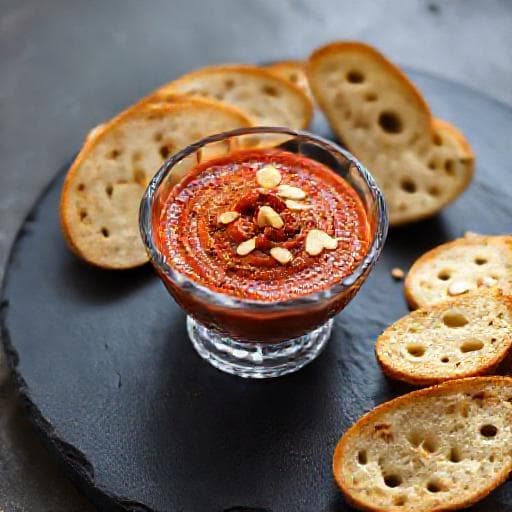 Muhammara cu Migdale și Scorțișoară