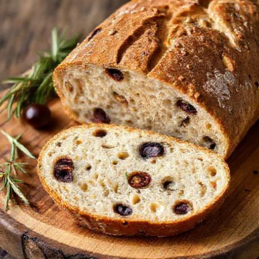 Ciabatta cu Măsline și Rozmarin