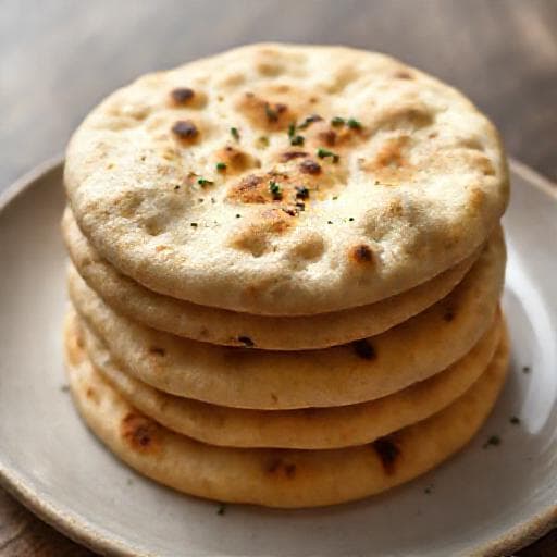 Pâine Pita Rapidă (Fără Dospire)