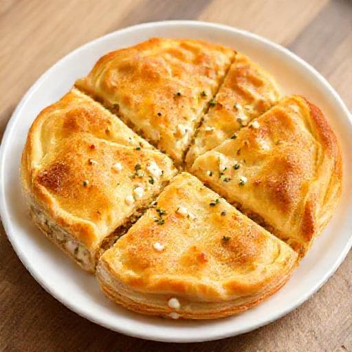 Börek Simplificat cu Brânză și Aluat de Plăcintă
