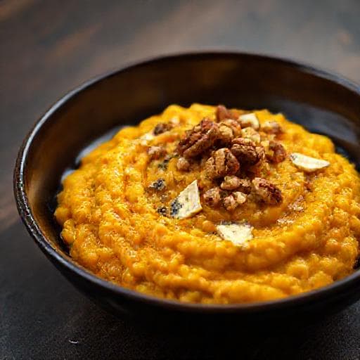 Risotto cu Dovleac, Gorgonzola și Nuci