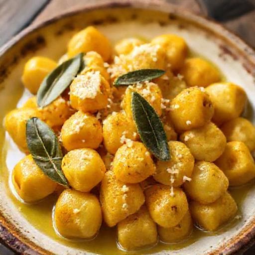 Gnocchi Clasici cu Dovleac și Salvie