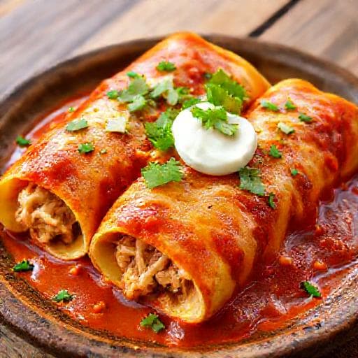 Enchiladas cu Pui Tradiționale
