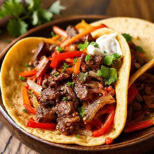 Fajitas Rapide cu Vită