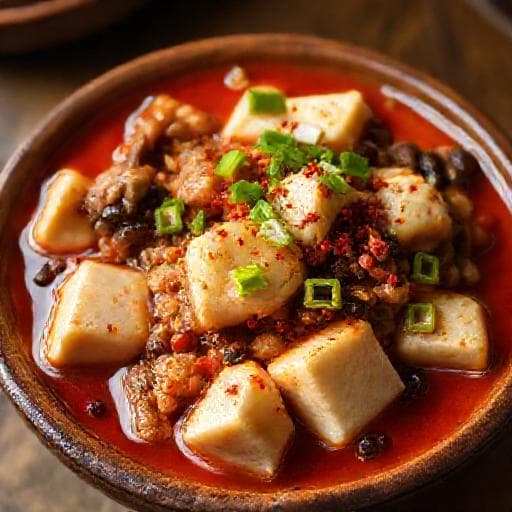 Mapo Tofu Tradițional Sichuan