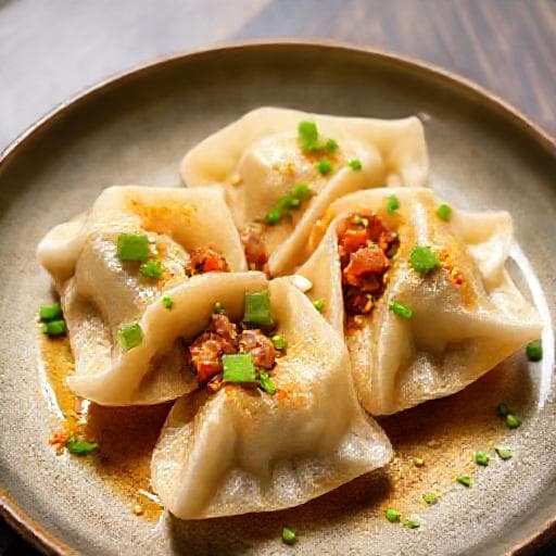 Gyoza cu Porc și Kimchi (Twist Coreean)