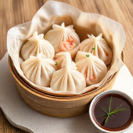 Colțunași Chinezești cu Creveți și Ghimbir