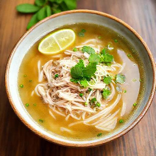 Pho Ga La Chanh (Pho Ga cu Lămâie)