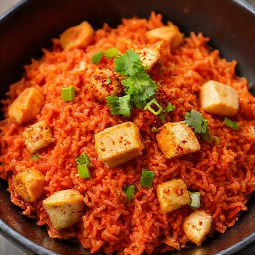 Orez Prăjit cu Kimchi și Tofu Afumat