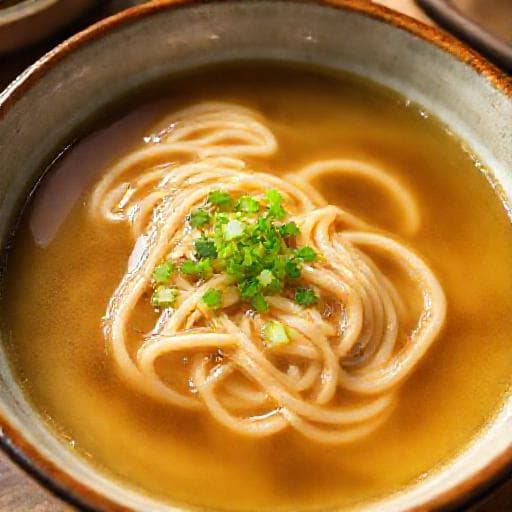 Supă Udon Tradițională Japoneză (Kake Udon)
