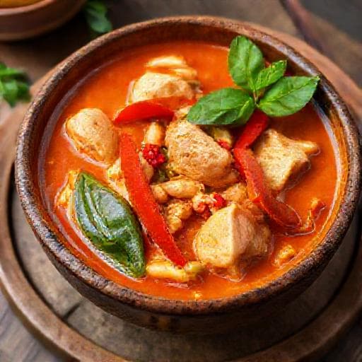 Curry Roșu Thailandez Tradițional