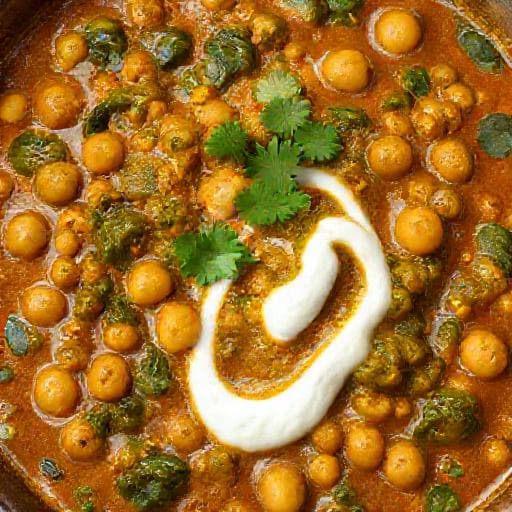 Chana Masala cu Spanac (Palak Chana)