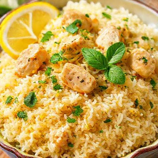 Biryani de Pui cu Lămâie și Mentă (Regional Twist)