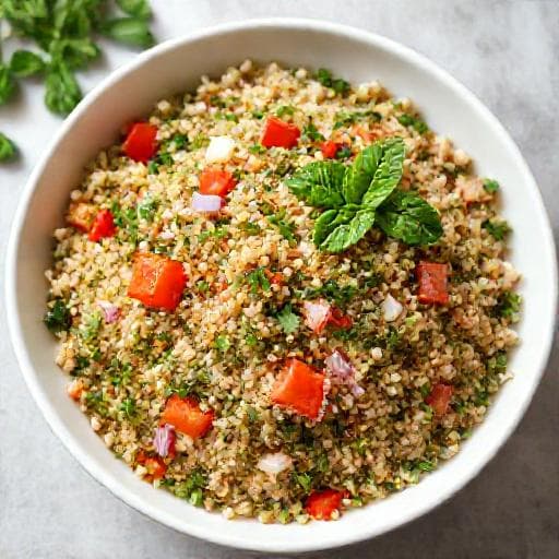 Tabbouleh Rapid cu Quinoa