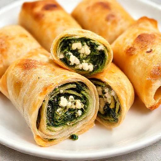 Spanakopita Rapidă cu Foi de Plăcintă
