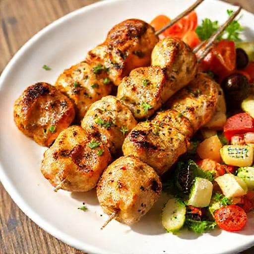 Souvlaki de pui rapid