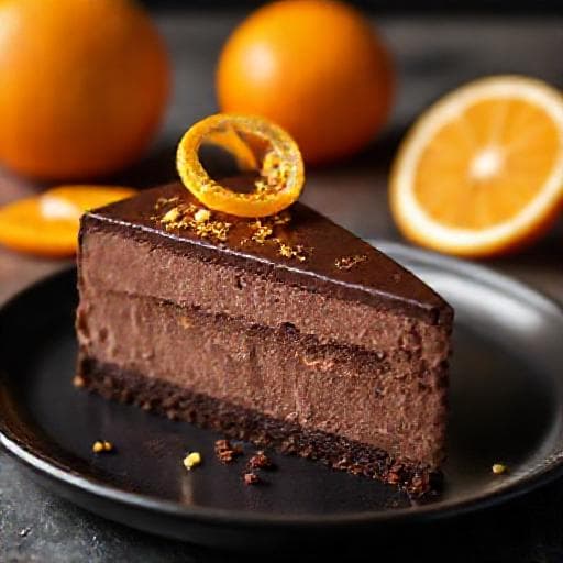 Tort Mousse de Ciocolată cu Portocală și Cardamom