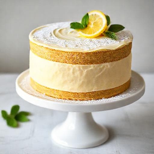 Tort clasic cu lămâie și mascarpone