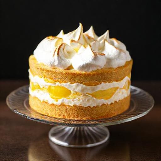 Tort cu lămâie, mascarpone și bezea italiană