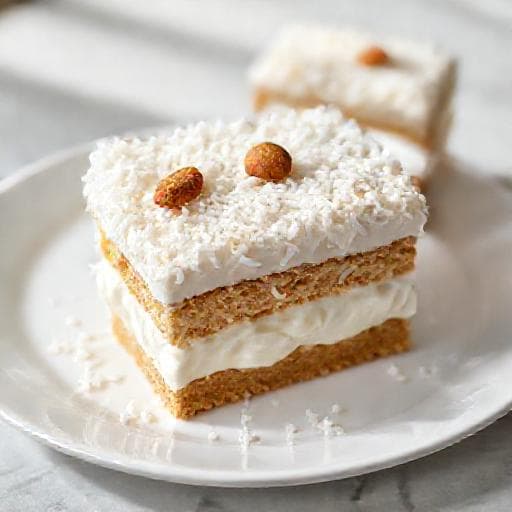 Prăjitură Raffaello Rapidă (Fără Coacere)