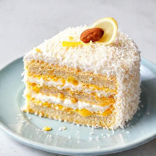 Prăjitură Raffaello cu Lămâie și Cocos