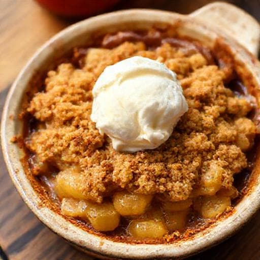 Clasicul Crumble cu Mere