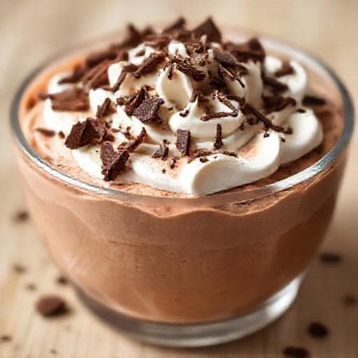 Mousse de Ciocolată Rapidă (Fără Ouă)