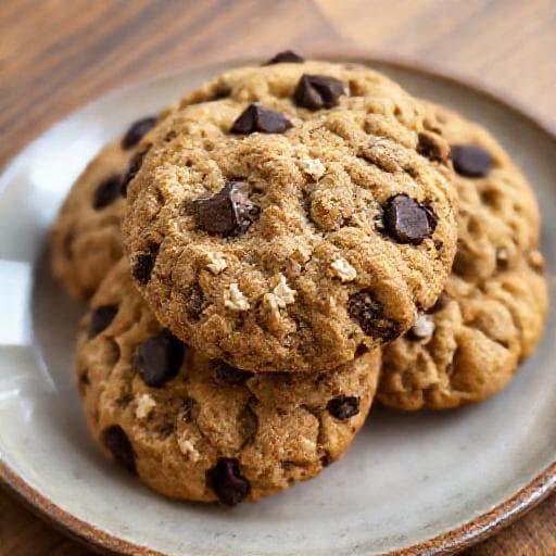 Cookies cu ciocolată și ovăz (Oatmeal Chocolate Chip Cookies)