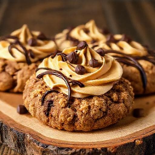 Crumbl Cookies cu Ciocolată și Unt de Arahide