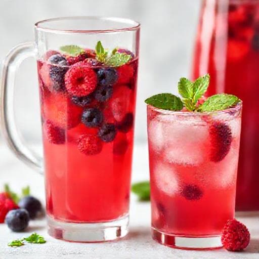 Kombucha cu Fructe de Pădure și Mentă