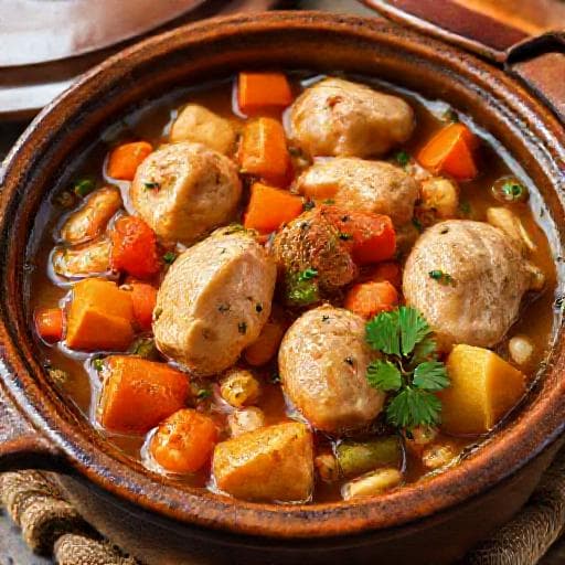 Saramură de pui cu legume (stil moldovenesc)