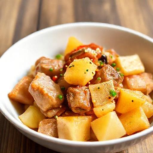 Porc cu Ananas Rapid (Stil Chinezesc Simplificat)