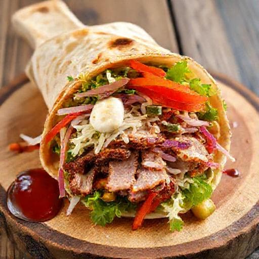 Shaorma de Porc Tradițională
