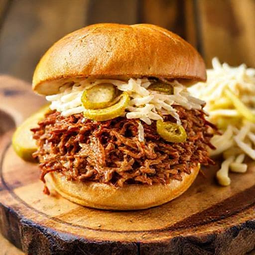 Burger Clasic cu Pulled Pork
