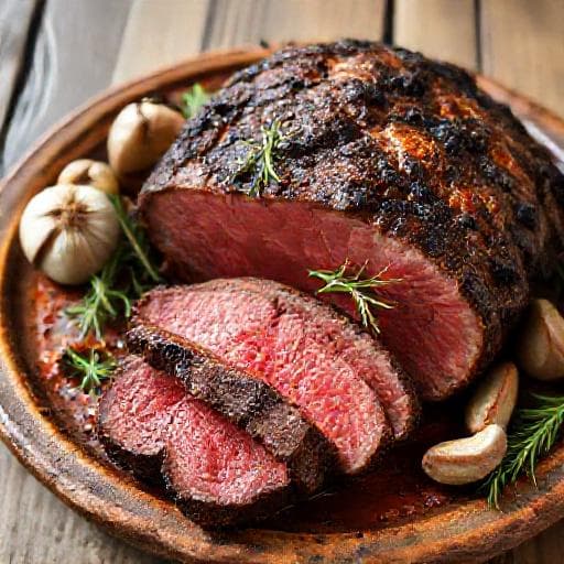 Friptură de Vită la Cuptor (Roast Beef Tradițional)