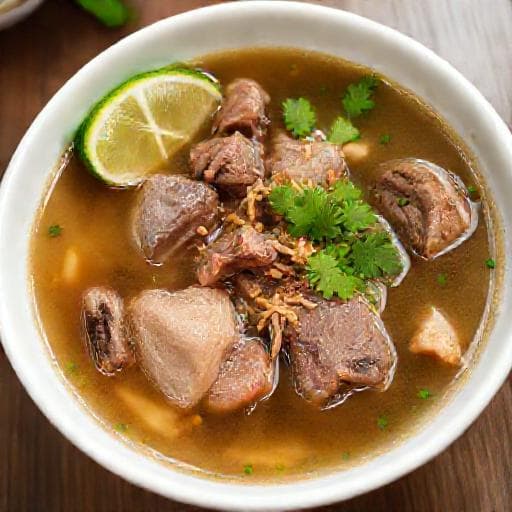 Soto Tangkar Kuah Bening