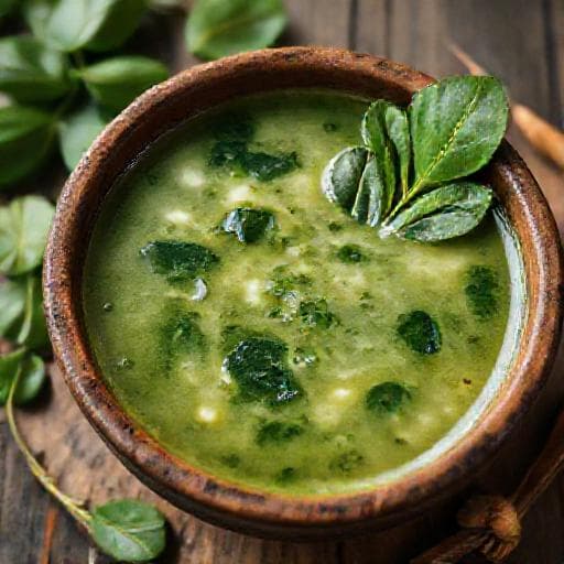 Sayur Bobor Bayam Tradisional