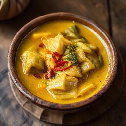 Sayur Daun Singkong Santan Kuning