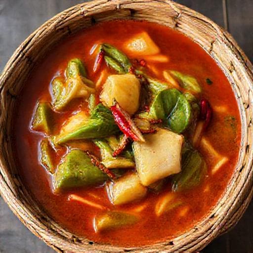 Sayur Daun Singkong Padang