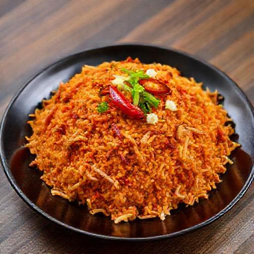 Nasi Goreng Jawa Pedas Manis dengan Ayam Suwir