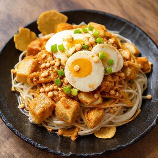 Tahu Tek Surabaya Spesial Telur Asin