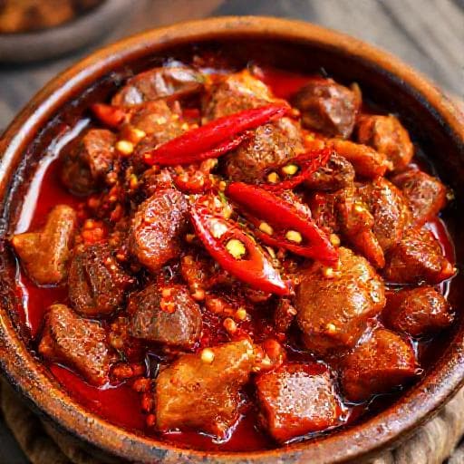 Oseng Mercon Daging Sapi Khas Jogja