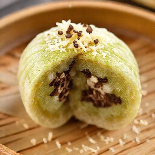 Kue Putu Bambu Cokelat Keju