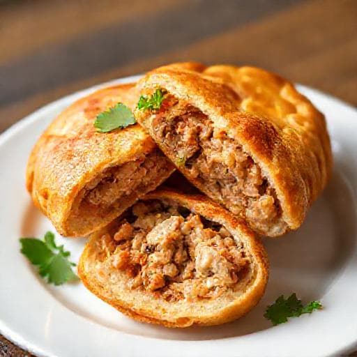 Roti Goreng Isi Ayam Klasik