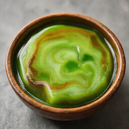 Puding Lumut Pandan Gula Merah