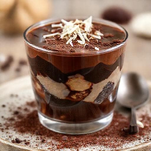 Puding Cokelat Tape Singkong