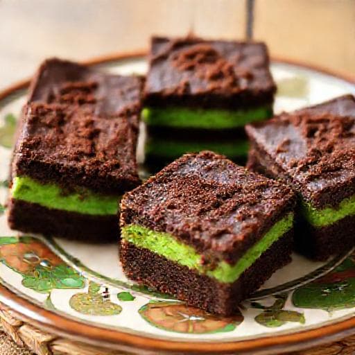 Brownies Kukus Pandan Cokelat